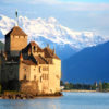 The Chillon castle in Montreux, Switzerland